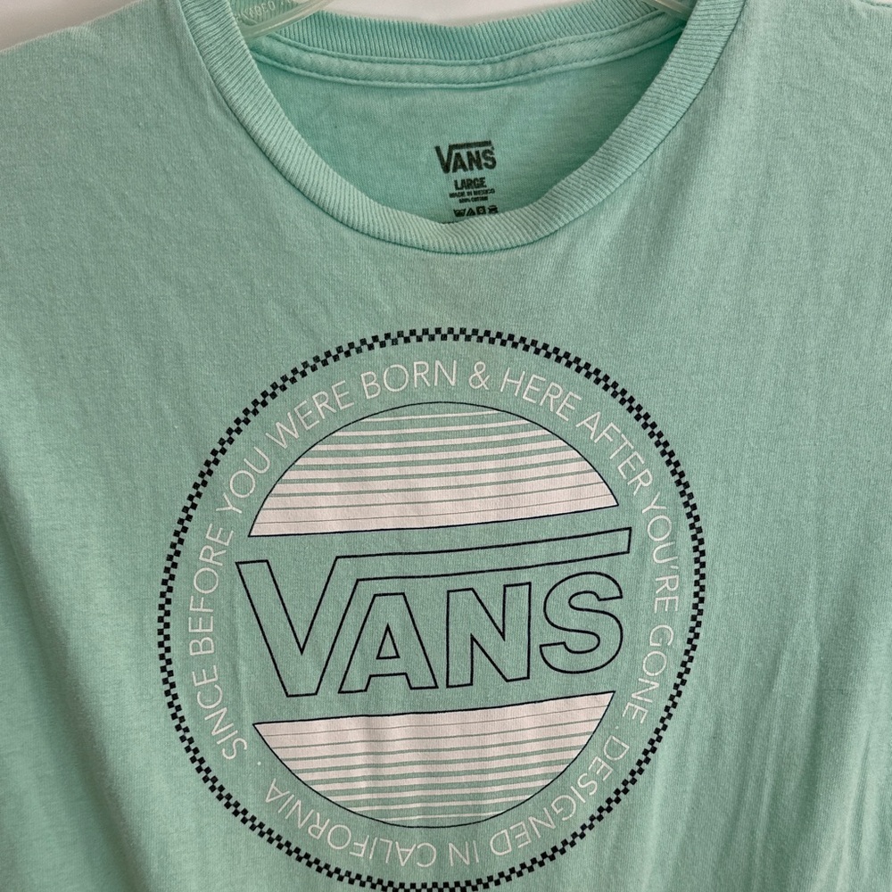 Vans Mint Green Short Sleeve Tee